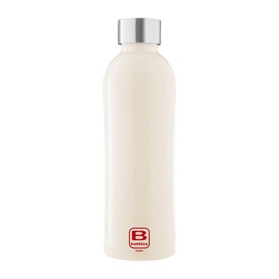 B Bottles Twin - Creme - 800 ml - Doppelwandige Thermoflasche aus 18/10 Edelstahl